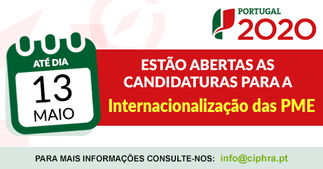 Internacionalização das PME - Candidaturas Abertas