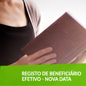 Registo de Beneficiário Efetivo - Nova data