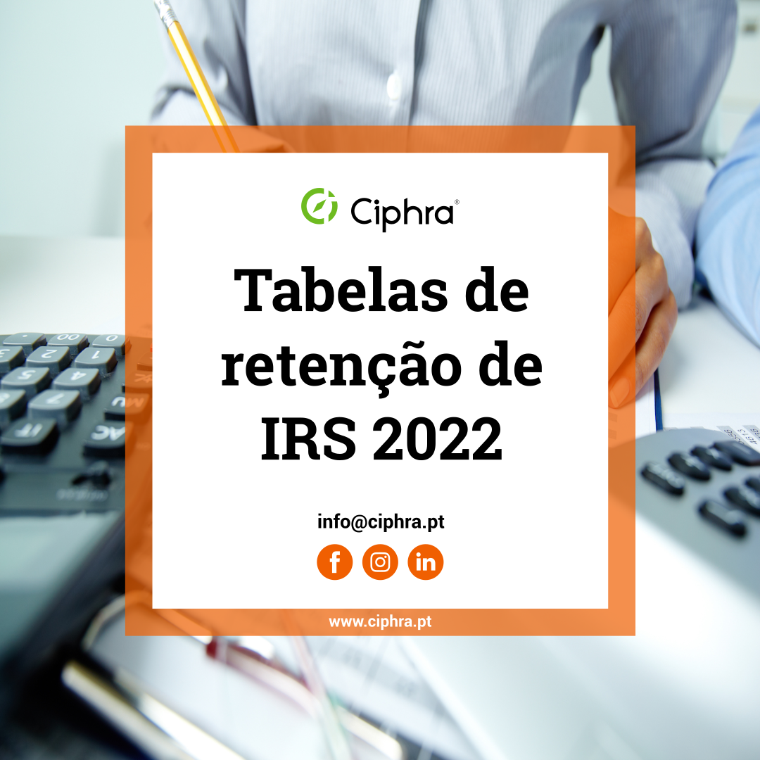 Governo ajusta tabela de retenção de IRS 2022
