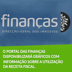 O portal das Finanças disponibilizará gráficos com informação sobre a utilização da receita fiscal
